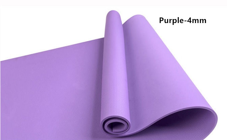 Premium Non-Slip EVA Yoga Mat – 4mm & 6mm Thick Fitness & Exercise Mat for Home, Gym, and Pilates