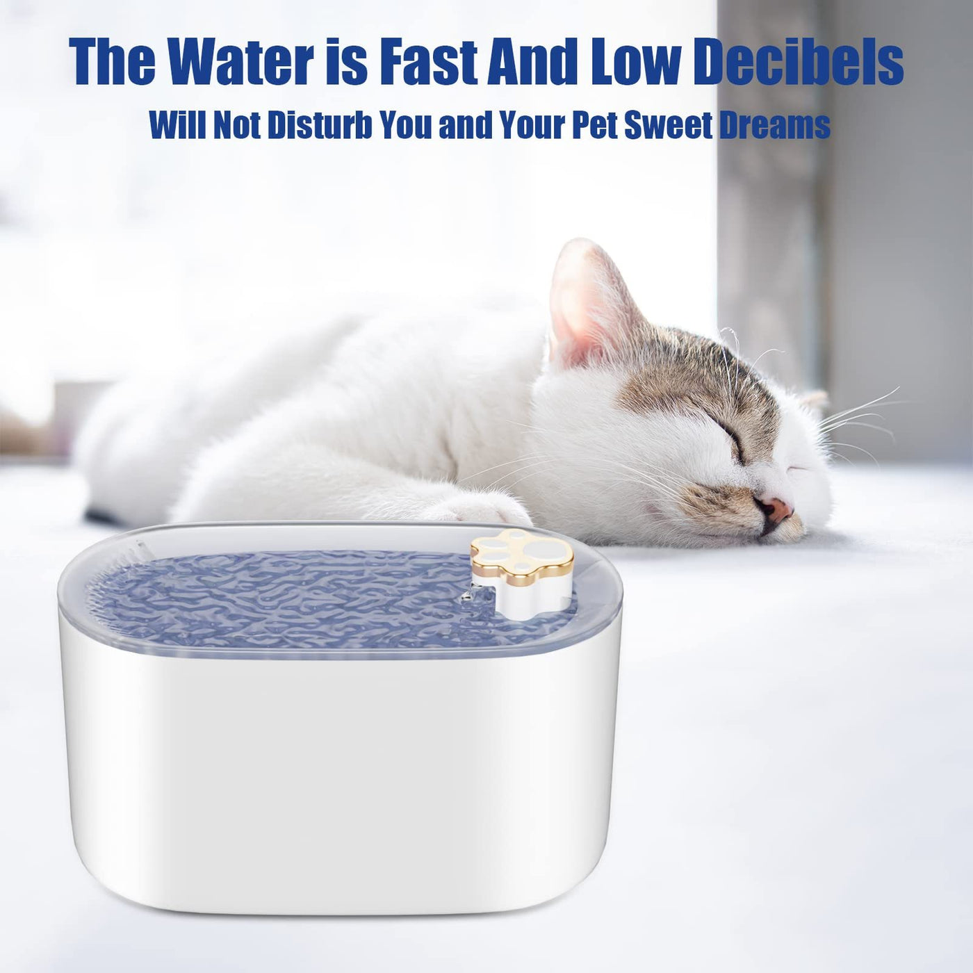 3L Automatic Pet Water Fountain with LED Light – Ultra-Quiet Cat & Dog Water Dispenser
