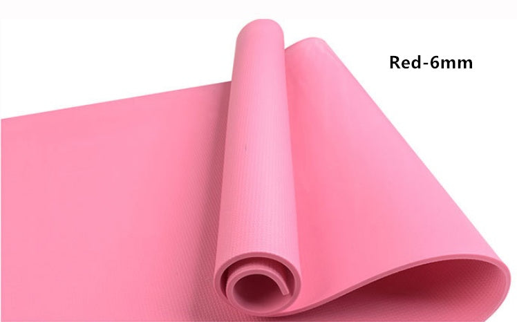 Premium Non-Slip EVA Yoga Mat – 4mm & 6mm Thick Fitness & Exercise Mat for Home, Gym, and Pilates