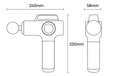 Portable Deep Tissue Massage Gun – Mini Muscle Massager for Home, Gym & Office Recovery