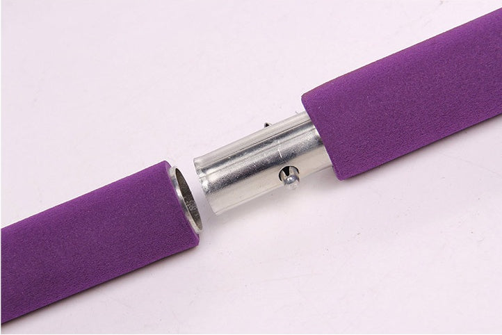 Portable Yoga & CrossFit Resistance Bands Trainer – Elastic Pilates Bar Home Gym Workout Set