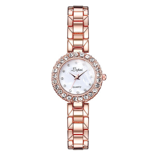 Women’s Luxury Quartz Watch & Bracelet Set – Elegant Fashion Wristwatch Combo