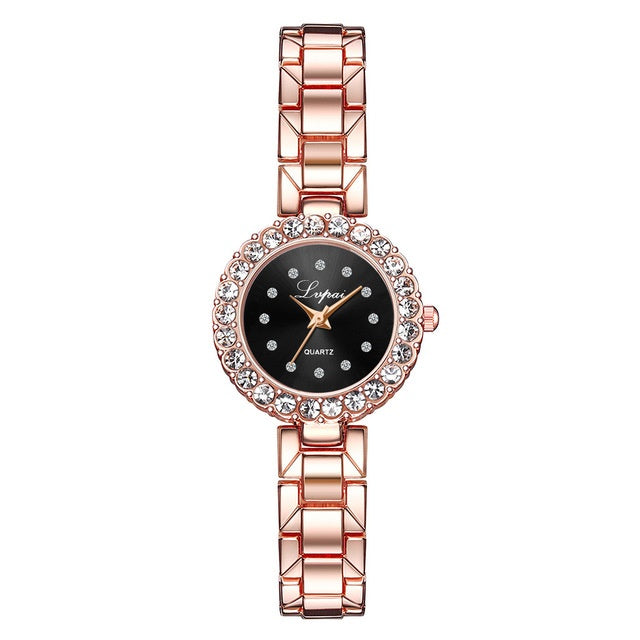 Women’s Luxury Quartz Watch & Bracelet Set – Elegant Fashion Wristwatch Combo
