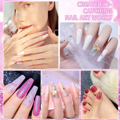 Professional Acrylic Nail Kit with Nail Drill & UV Lamp – Complete Acrylic Set