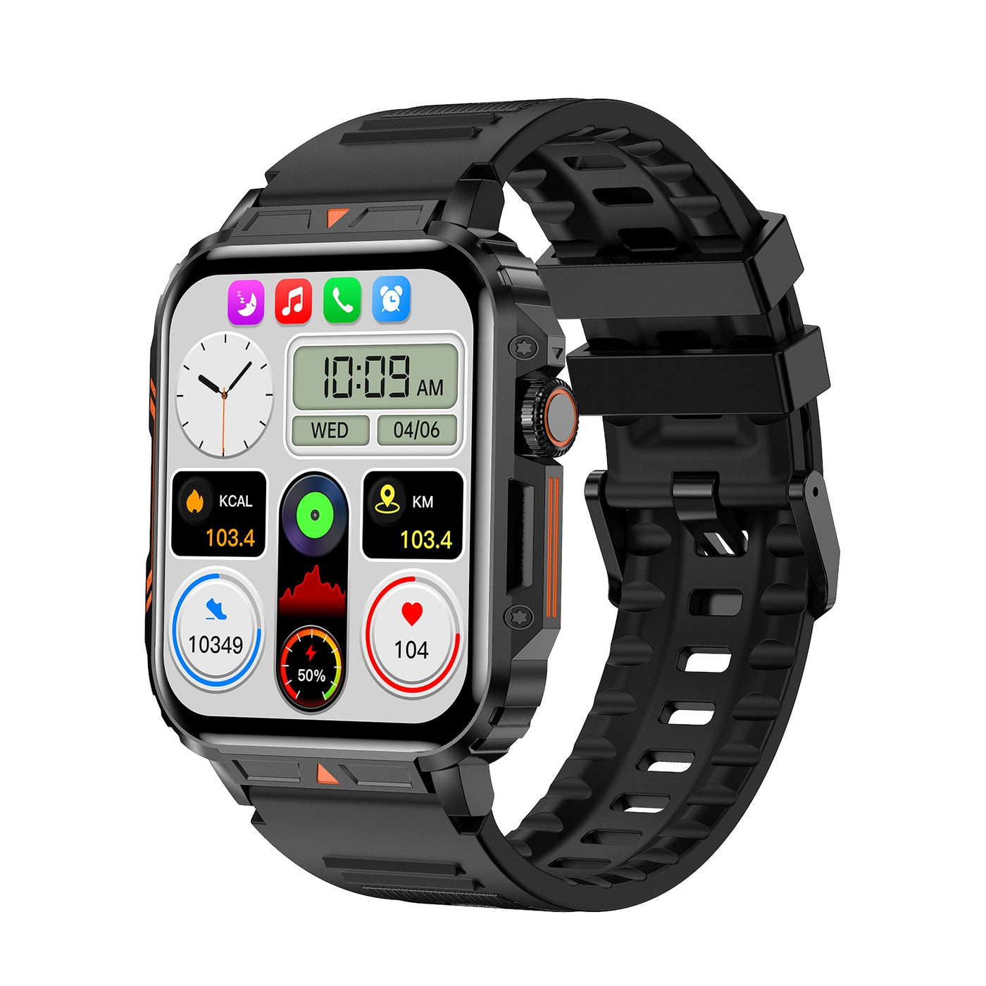 L81 Waterproof Smartwatch with Call Function & Fitness Tracker for Men
