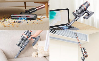 Cordless Vacuum Cleaner with Strong Suction Ideal for home &Car Cleaning