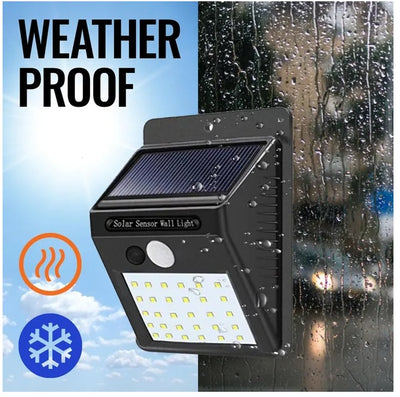 Solar-Powered Outdoor Motion Sensor Light – 10 LED Wireless Security Floodlight