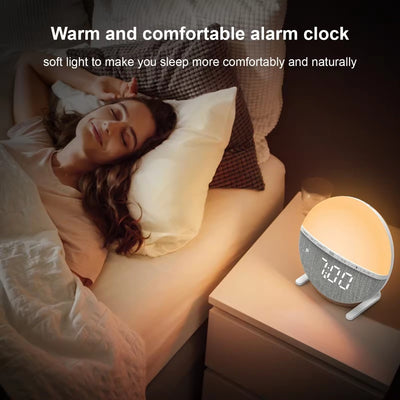 Sunrise Wake-Up Light Alarm Clock – Smart Analog Sunrise Simulation Lamp for Peaceful Morning Wake-Up