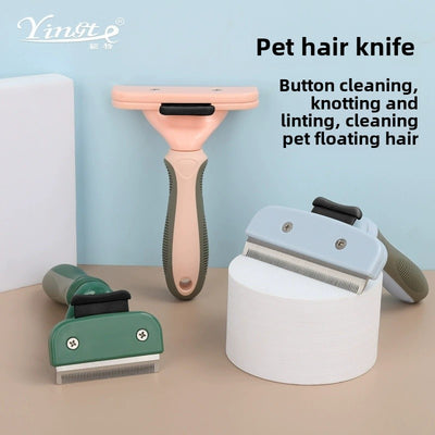 Cat & Dog Pet Hair Trimmer – Electric Shaving Razor & Grooming Comb for Pets