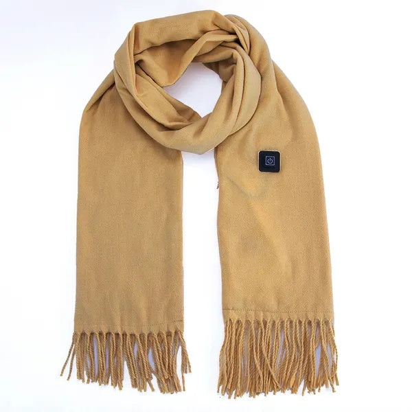 USB Electric Heated Scarf – Unisex Winter Heating Neck Wrap for Warm Comfort
