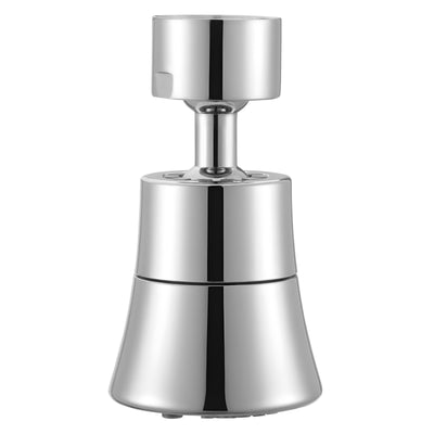 5-Mode Faucet Aerator with 360° Swivel | Multi-Flow Kitchen Sink Sprayer & Brass Adapter for Splash-Free Washing