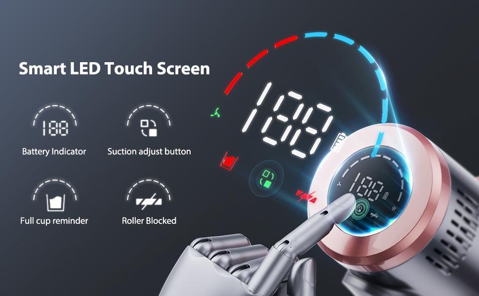 Cordless Vacuum Cleaner with Strong Suction Ideal for home &Car Cleaning