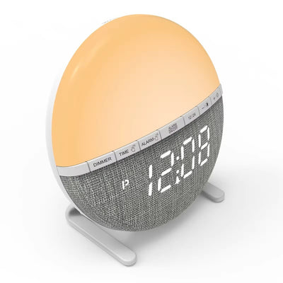 Sunrise Wake-Up Light Alarm Clock – Smart Analog Sunrise Simulation Lamp for Peaceful Morning Wake-Up