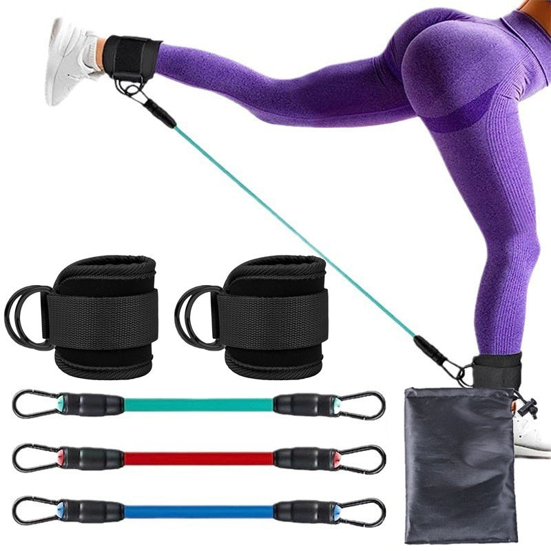 Ankle Strap Resistance Bands – Leg & Hip Training Elastic Fitness Bands for Home, Yoga, and Gym Workouts