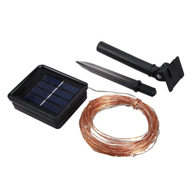 Set Of 2 Solar Fairy String Lights 20M 200 LED Copper Wire - Outdoor Garden Decor - USA Shipping