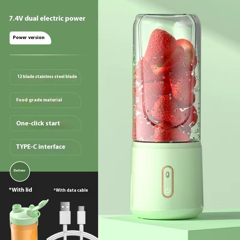 Portable USB Rechargeable Blender – Personal Juice Cup & Smoothie Maker for Home, Office & Travel