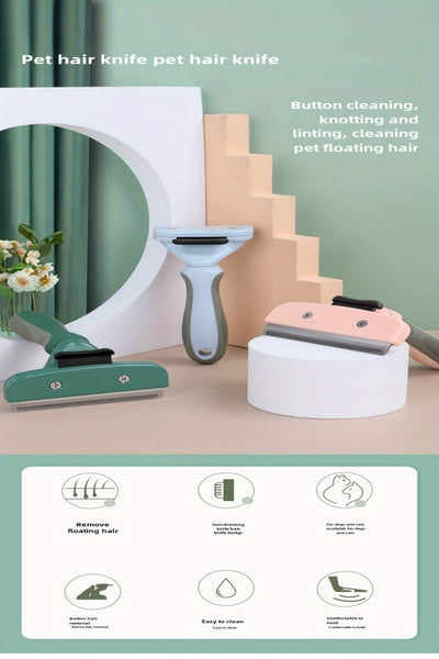 Cat & Dog Pet Hair Trimmer – Electric Shaving Razor & Grooming Comb for Pets