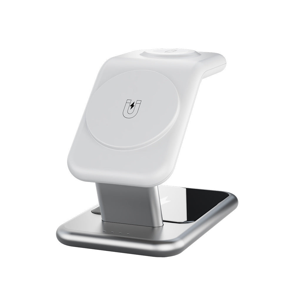 3-in-1 Magnetic Wireless Charging Station | Fast Charger for Phone, Earbuds & Smartwatch